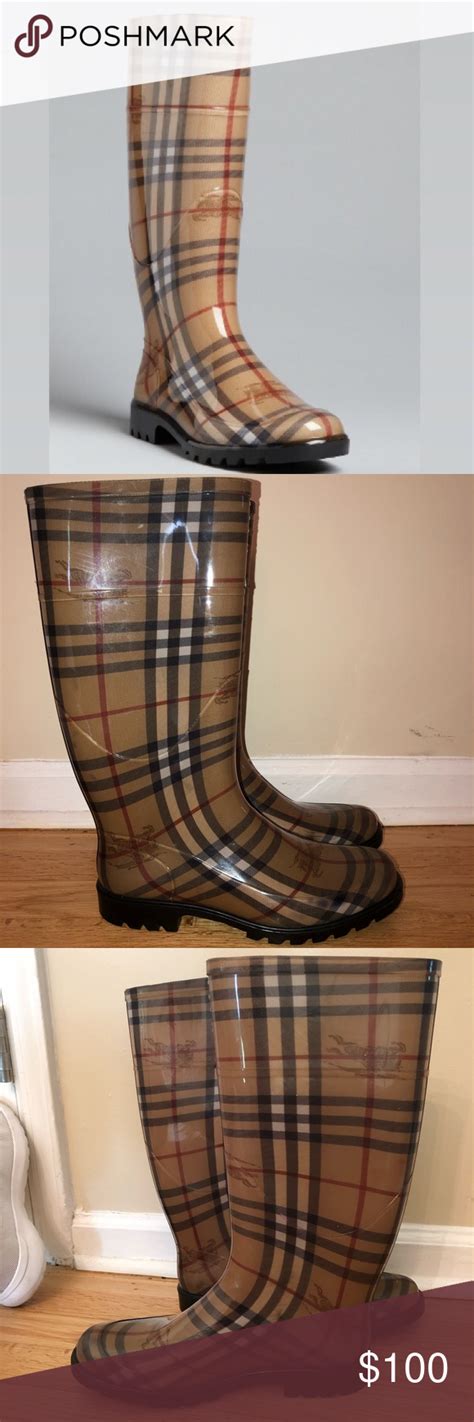 burberry rain boots style|authentic burberry rain boots.